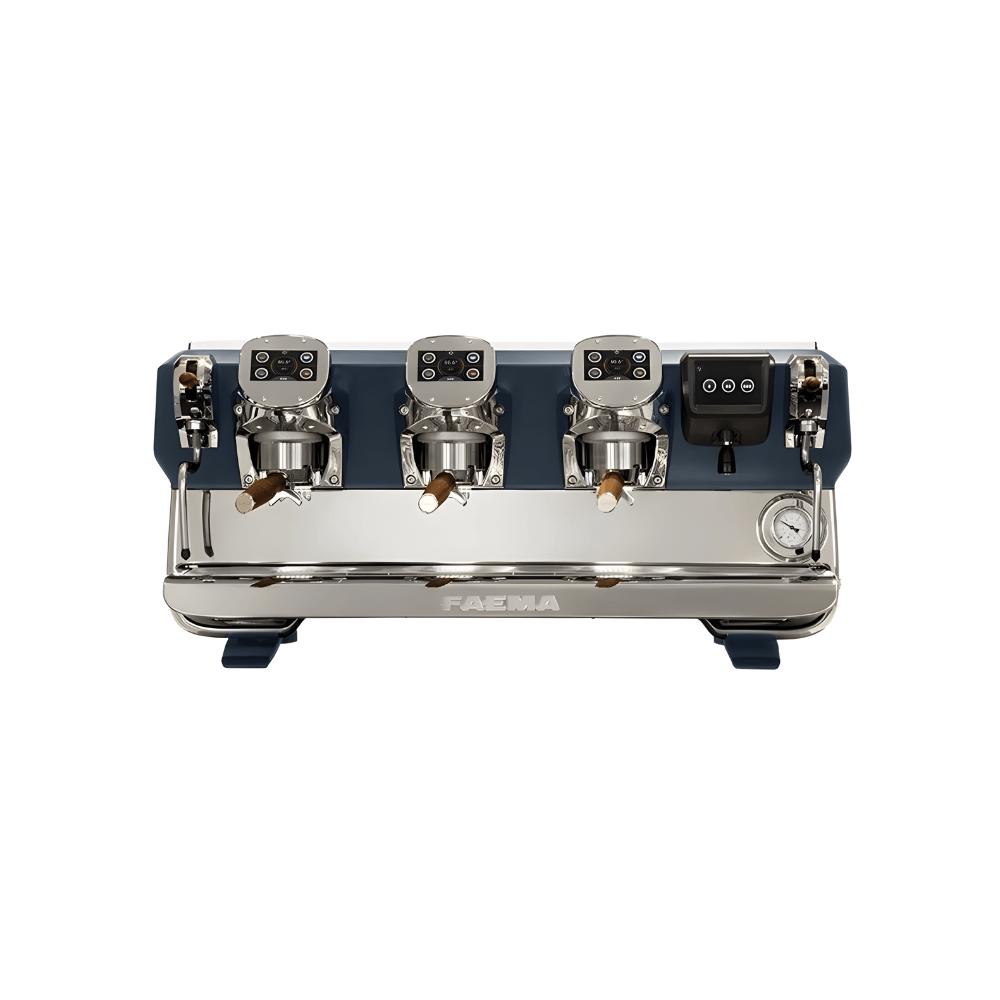 Faema E71 A/3 Touch Blue Pearl Otomatik 3 Gruplu Espresso Kahve Makinesi