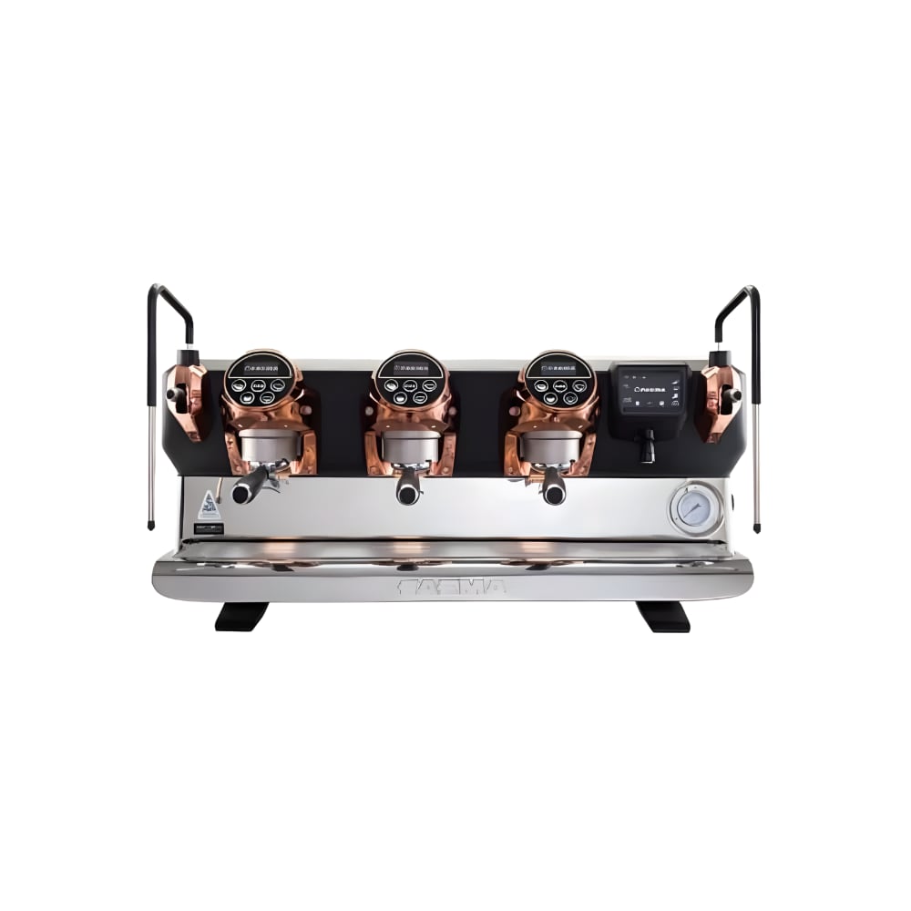 Faema E71 E A/3 5 Button Bakır Otomatik 3 Gruplu Espresso Kahve Makinesi