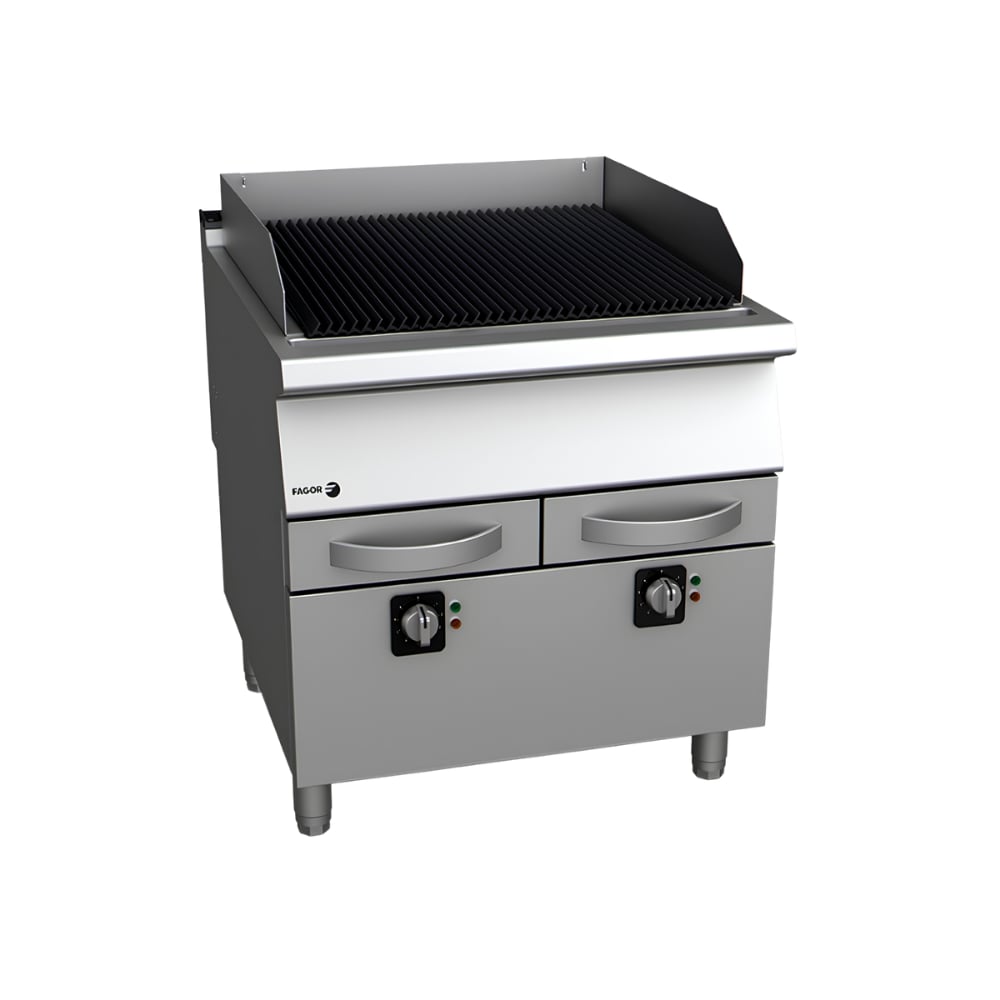 Fagor B-G9101 Gazlı Döküm Endüstriyel Izgara 800x930x850 mm