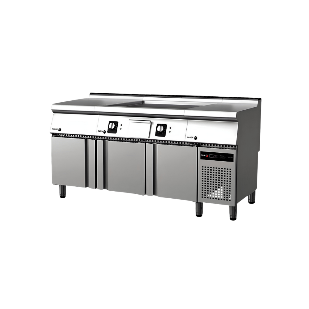 Fagor CCP7-3G W 160 cm 3 Çekmeceli Cihazaltı Buzdolabı
