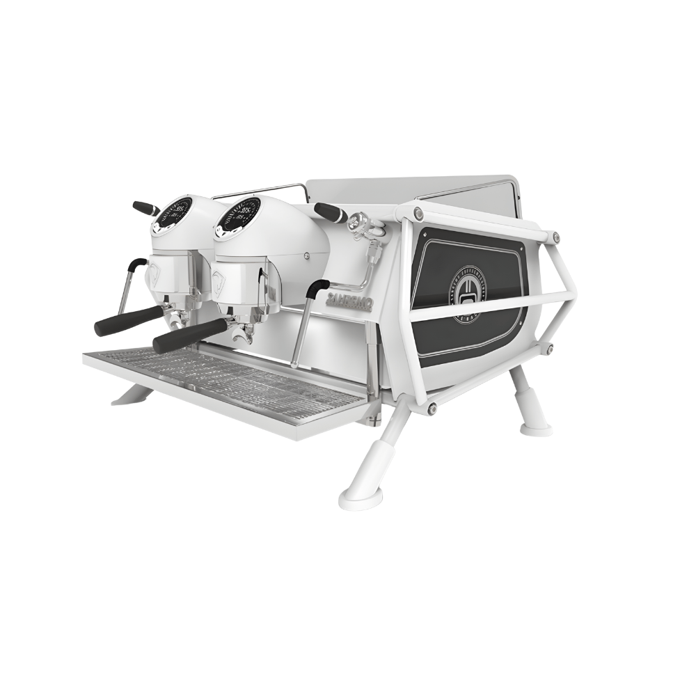 Sanremo CAFE RACER CUSTOM FULL WHITE – 2 Gruplu Espresso Kahve Makinesi