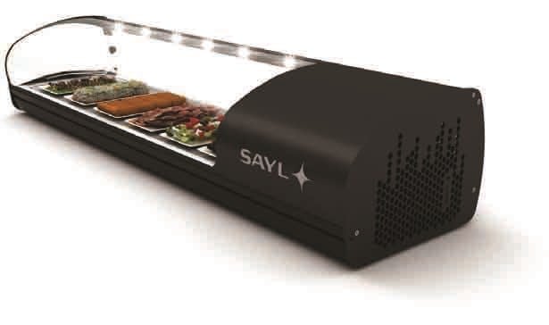 SAYL V8NP Standart Tapas Cuba Plana Küvetsiz Soğuk Teşhir Dolabı
