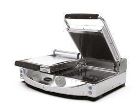 Spidocook Spidoglass SP 020 XR 3 kW Dijital Çift Oluklu Kontakt Izgara