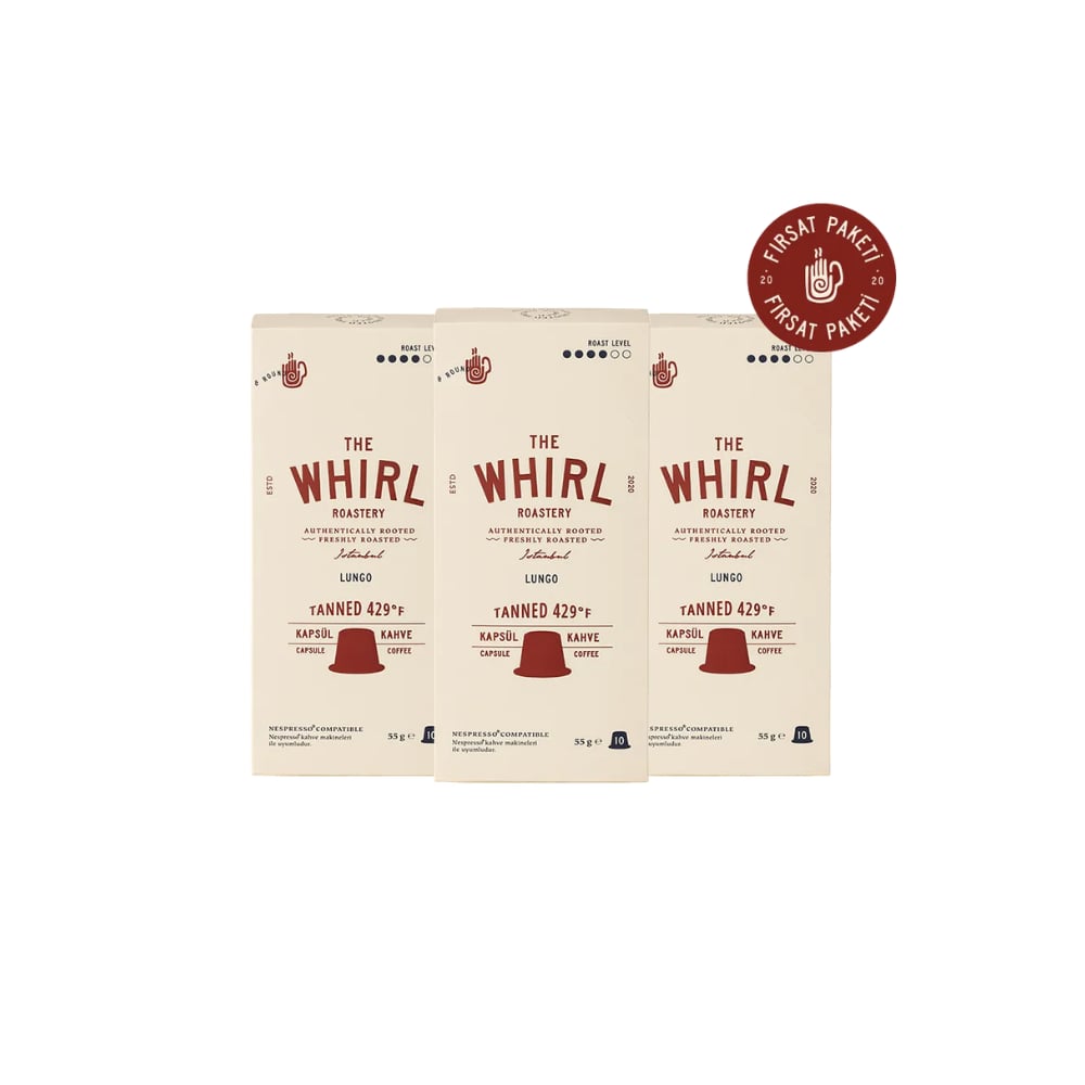 The Whirl Lungo Medium Kapsül Kahve Tadım Paketi 3*10