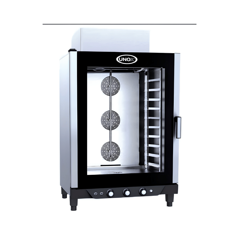 Unox XB-813 G BakerLux 10 Tepsili 600 × 400 Manuel Konveksiyonlu Gazlı Patiseri Fırını