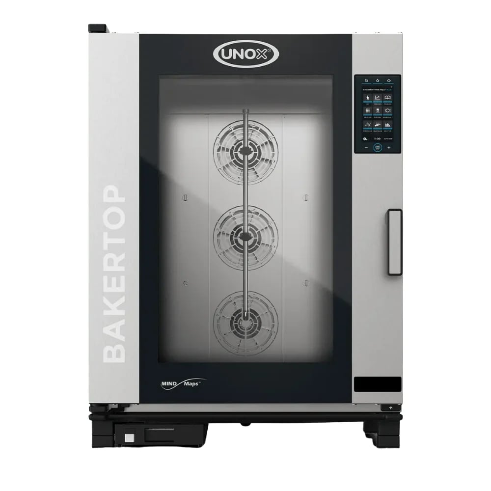 Unox XEBC-10EU-GPRM BakerTop PLUS 10 Tepsili 600 × 400 Kombi Gazlı Patiseri Fırını