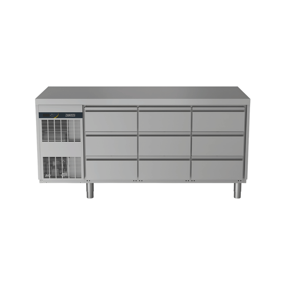 Zanussi 111049 NPT Active HP 440 L 9x1/3 Çekmeceli Tezgah Tip Buzdolabı