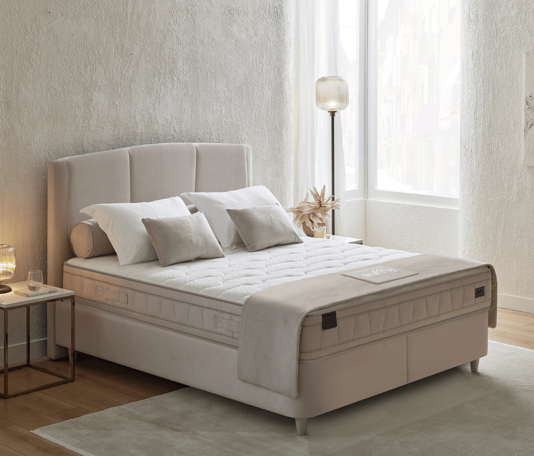Puffy Dual Dream Plus Yatak Baza Başlık 3'lü Set