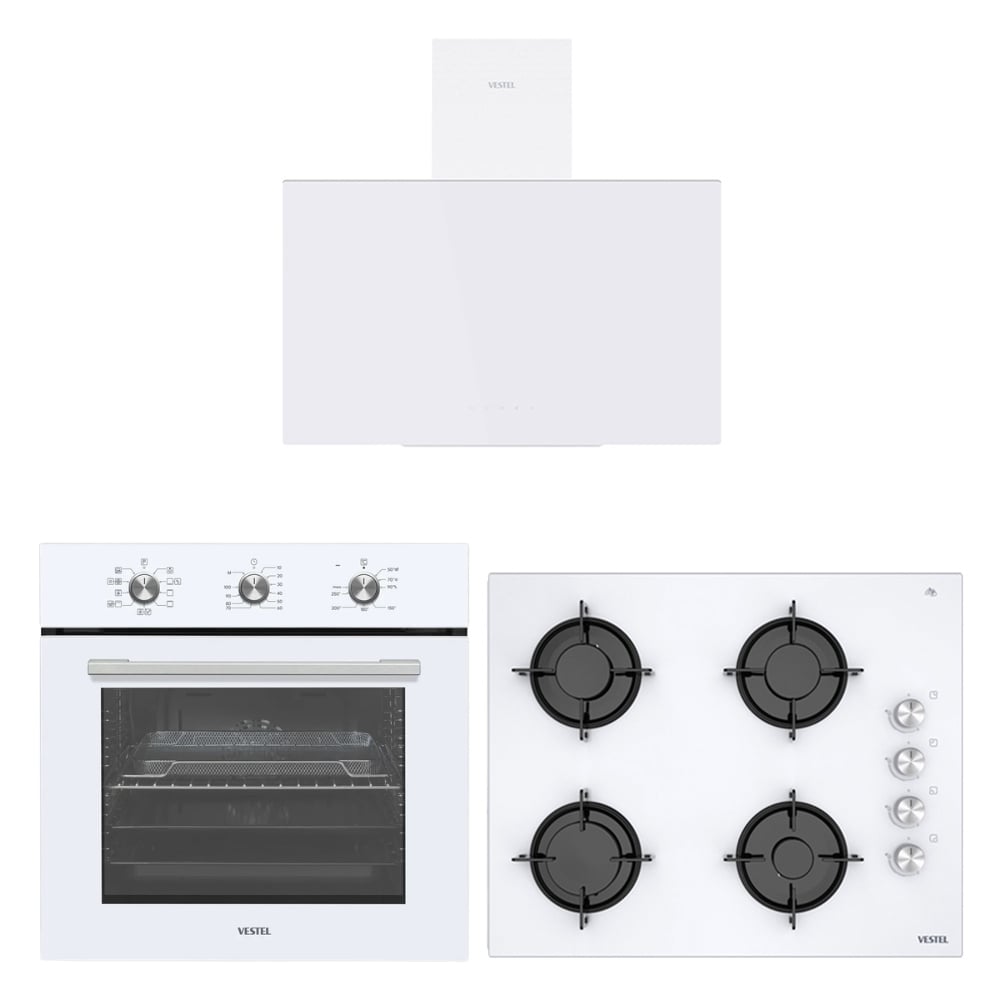 Vestel Eğik Beyaz Avantajlı 65 LightFry Set