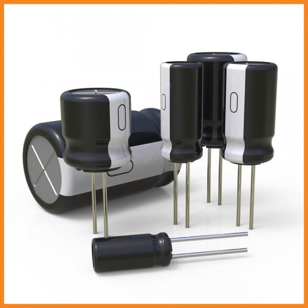 1000MF 6.3V Kutuplu Kondasatör 5 Li Paket Halinde