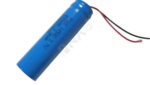 14500 3.7 Volt 800 mAh 2 Pin Konnektörlü Lityum Pil