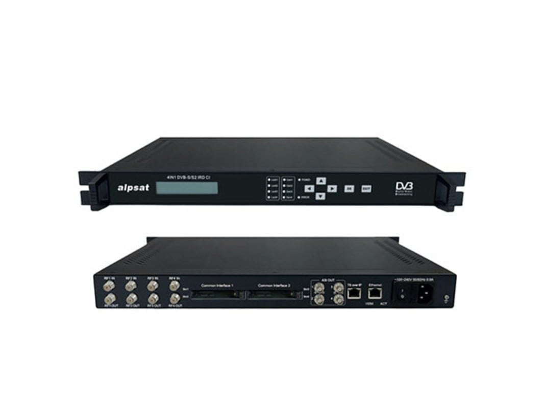 ALPSAT AS4219-CI 4x DVB-S/S2 CI Tuner - 32 SPTS IP Stream IPTV IRD