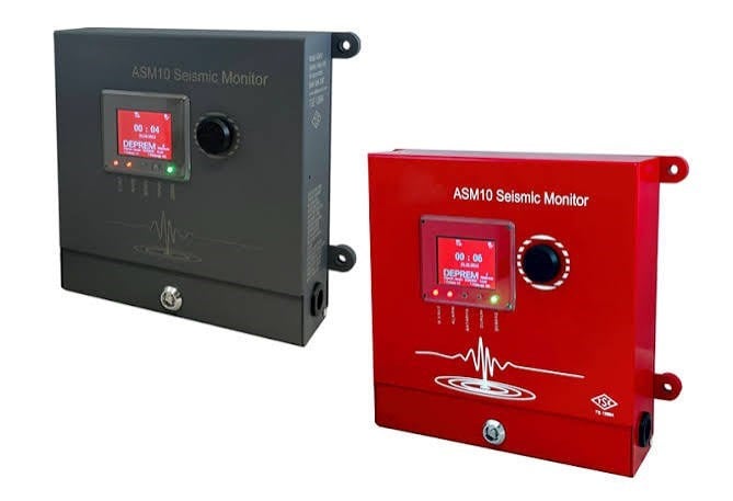 ATEK ASM10 Sismik Deprem Paneli 3 Eksenli TS 12884 TSE Belgeli