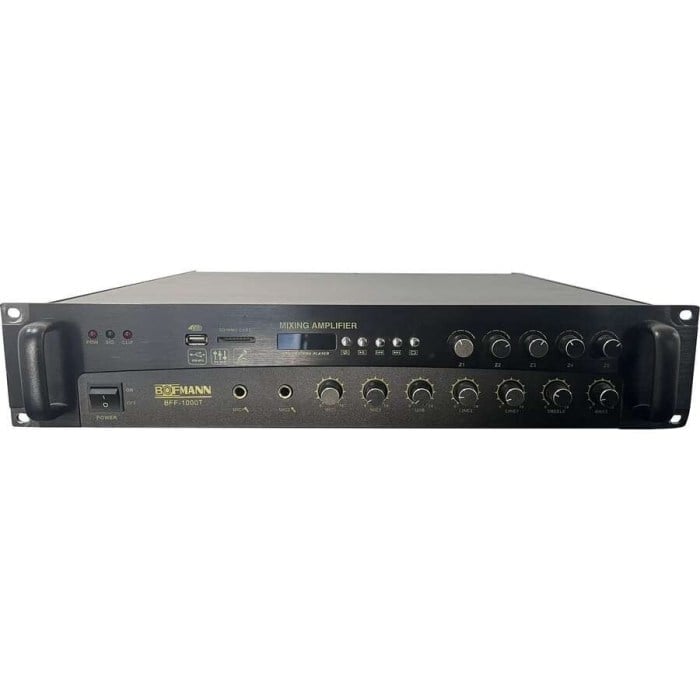 Boffman BF-1005T 1000 Watt Hat Trafolu 5 Bölgeli Mikser Amfi