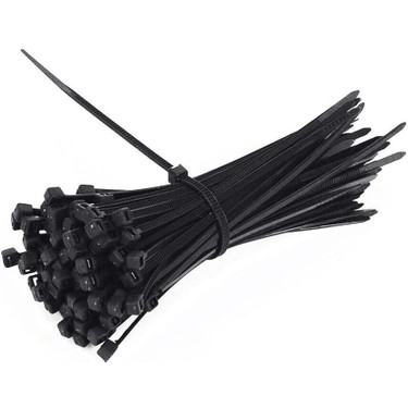 Çetsan 03630-1 3.6X300mm 30cm Kablo Bağı Siyah - 100 Lü Paket Halinde