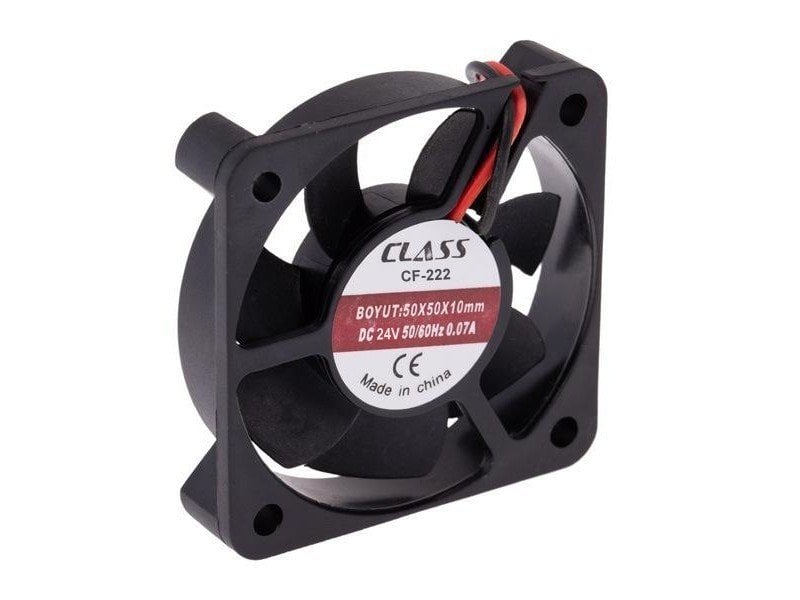 Class CF-222 50x50x10 DC 24 Volt 2 Pin 50/60 Hz 0.08A Fan