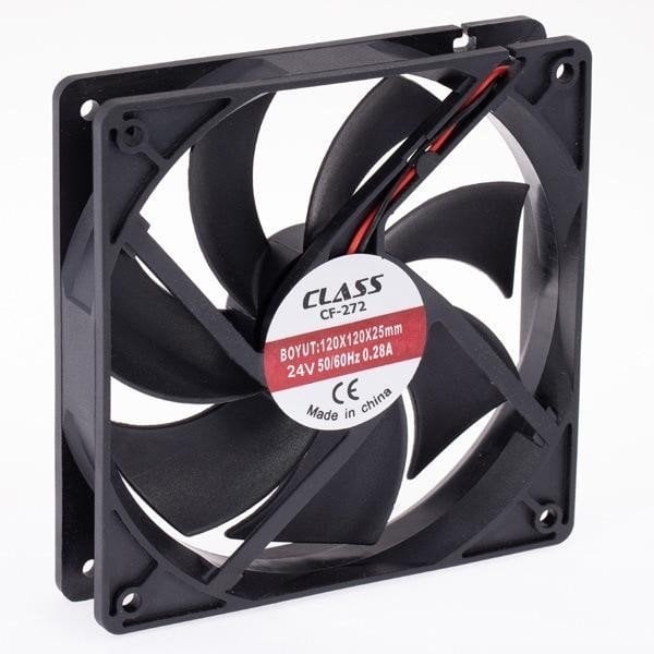 Class CF-272 120x120x25 Dc 24 Volt 2 Pin 50/60 Hz 0.17A Fan