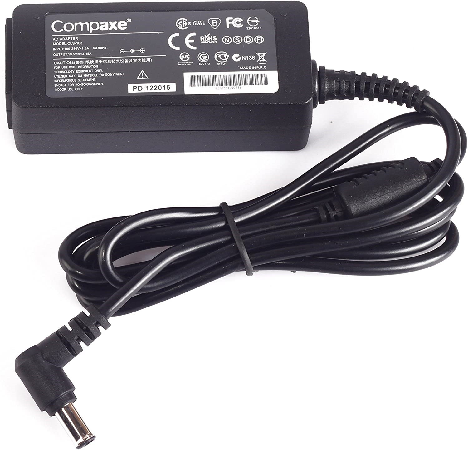 Compaxe CLS-103 19.5 Volt 2.15 Amper 42W 6.5mm x 4.4mm Sony Notebook Adaptör