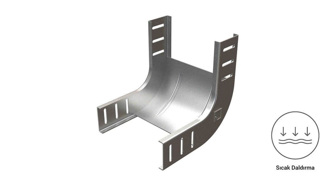 EAE 60 CTE 200 İç Bükey Dönüş Modülü 1.2 mm Galvaniz