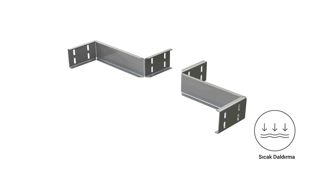 EAE 60 CTH-CTA-KC 200 Ortadan Redüksiyon 2 mm Galvaniz (2 Adet)