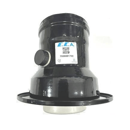 ECA Confeo Premix Dik Baca Adaptörü Siyah Ø60/100 MM - .