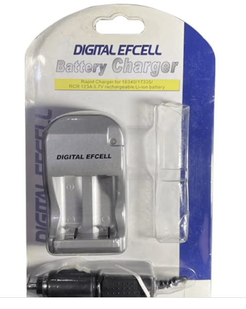 Efcell SF-16 2 X 123A - 16340 - 17335 Ev+Araç Pil Şarj Cihazı