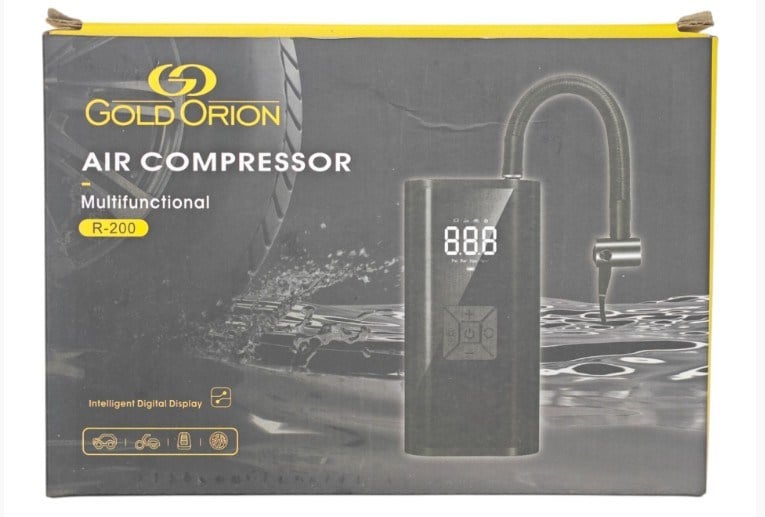 Gold Orion R-200 Gold Orion USB-C ve DC12V Şarjlı 120W Hava Kompresörü