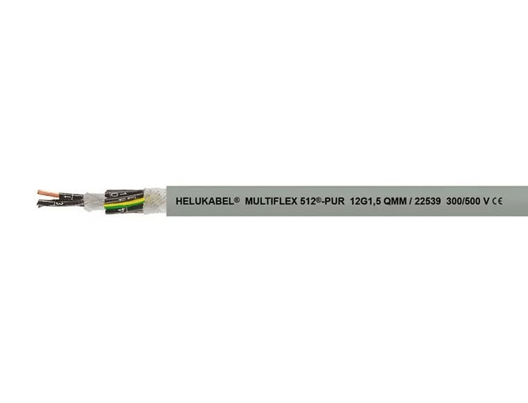 HELUKABEL 22536 MULTIFLEX 512  -PUR grey 4 G 1.5 mm²