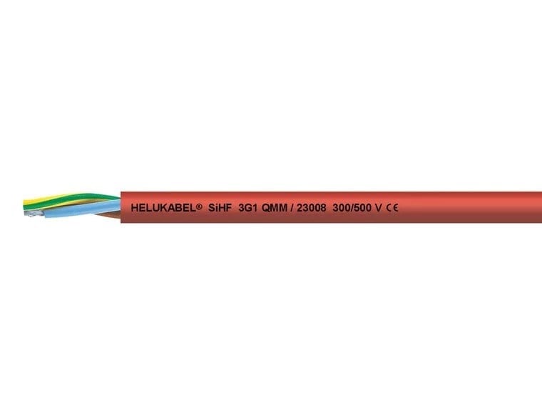 HELUKABEL 23015 SiHF 4G1.5 mm² Kırmızı Kahverengi Silikon Kablo 300/500 V