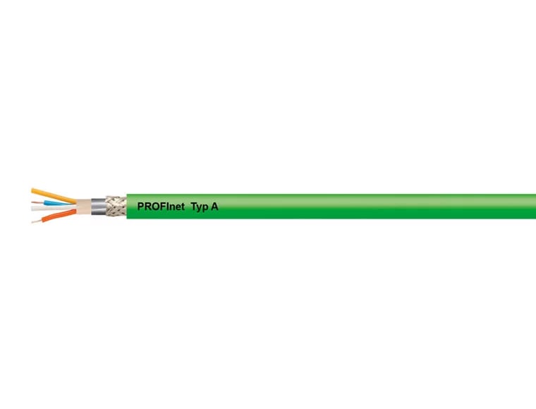 HELUKABEL 800653 HELUKAT PROFInet A CAT.5e SF/UTP PVC STATIC green 2 x 2 x AWG 22 /1