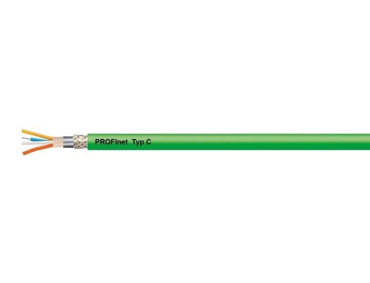 HELUKABEL 800655 HELUKAT® PROFInet C CAT.5e SF/UTP PUR CHAIN – Endüstriyel Ethernet Kablosu (2x2xAWG22/7, Yeşil)