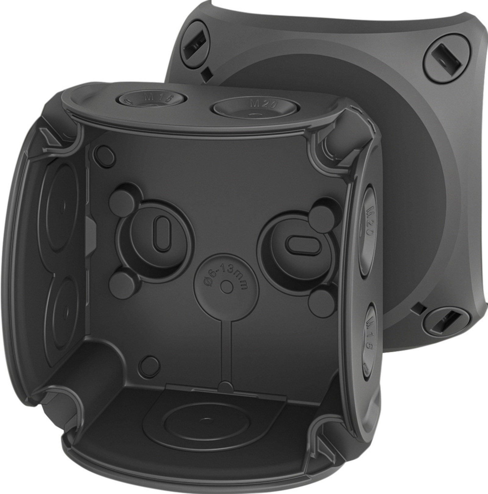 Hensel DK 0100 BZ Klemenssiz Kablo Bağlantı Buatı 84x84x55 mm IP66 1000 V
