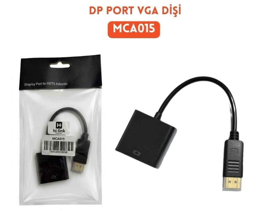Hi-Link MCA015 Display Port to HDMI Kablo