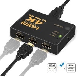 Hi-Link MGL127 4K Hdmı 3 To 1 Switch