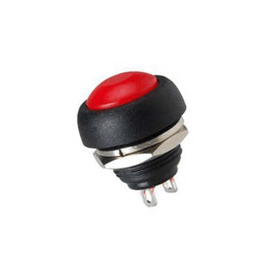 IC-184 Kırmızı Plastik Buton