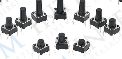 IC-200 6x6 5mm Buton 4 Lü Paket Halinde
