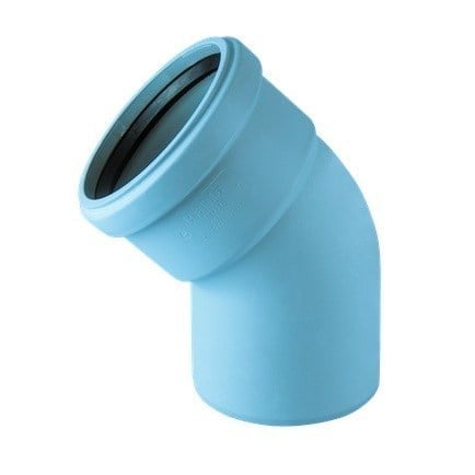 Kalde MUTE-3K 75 mm Atık Su Mavi Dirsek 87°