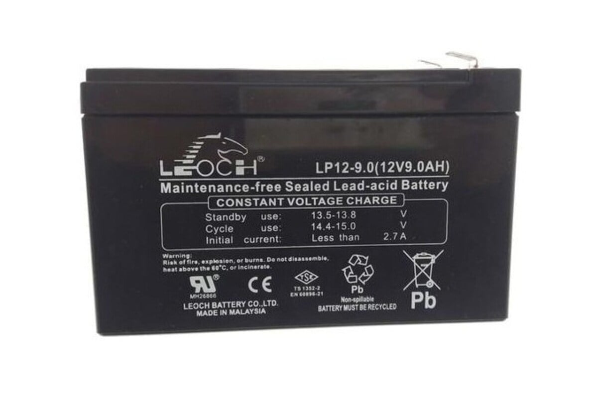 Leoch LP12-9 12V 9Ah Bakımsız Kuru Akü