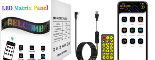 Magicline 16x96 5V 2A RGB Led Matrix Panel - (60CM)
