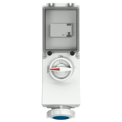 Mennekes 7245 Switchable IP67 Industrial Interlock 3P, Earthing Position 6h, 16A, 230 V