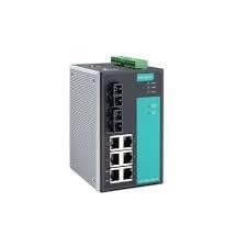 MOXA Industrial Managed Ethernet Switch 6 x 10/100BaseT(X), 2 x SM 100BaseFX ports, SC -EDS-508A-SS-SC