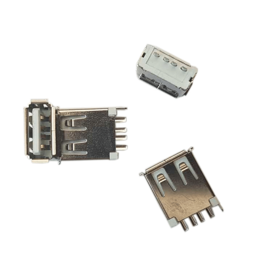 MS-032 Usb 2.0 Konnektör 180 Derece Dişi Şase Soket