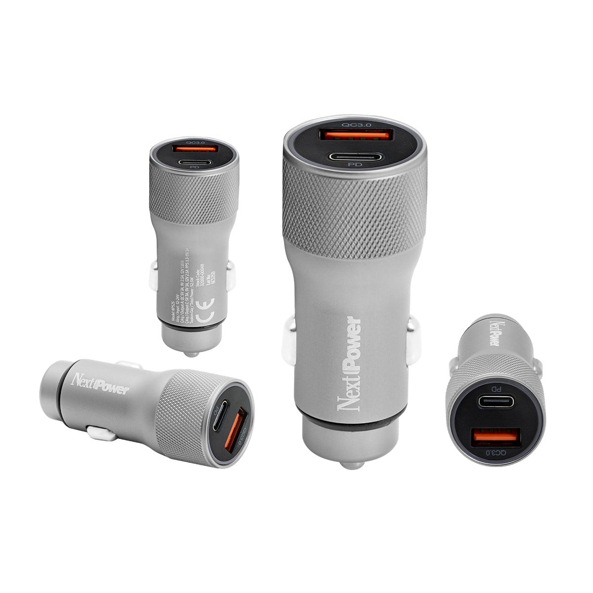 Next Power NP525 USB/PD Araç içi Hızlı Şarj Adaptörü - Gri