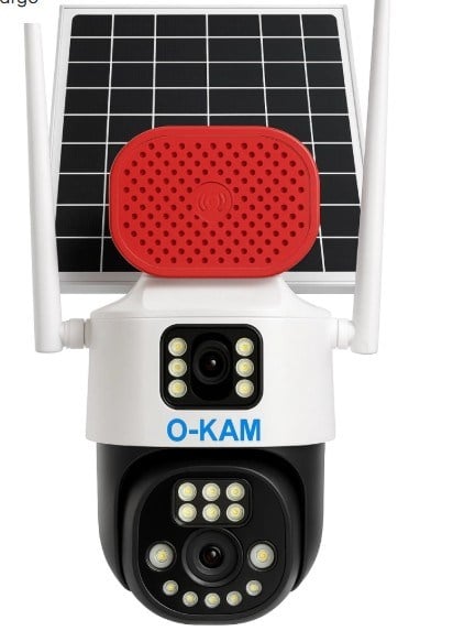 O-KAM Pro 7015 6MP  4G  SİMKARTLI  2 kameralı Solar Kamera
