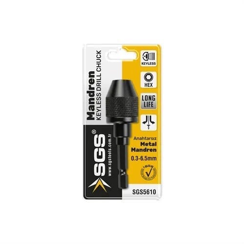 OTOMATİK 1/4'' HEX MİNİ METAL MANDREN 0.3-6.5 MM
