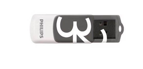 Philips 32GB Vivid Edition FM32FD05B USB Bellek Gölge Grisi
