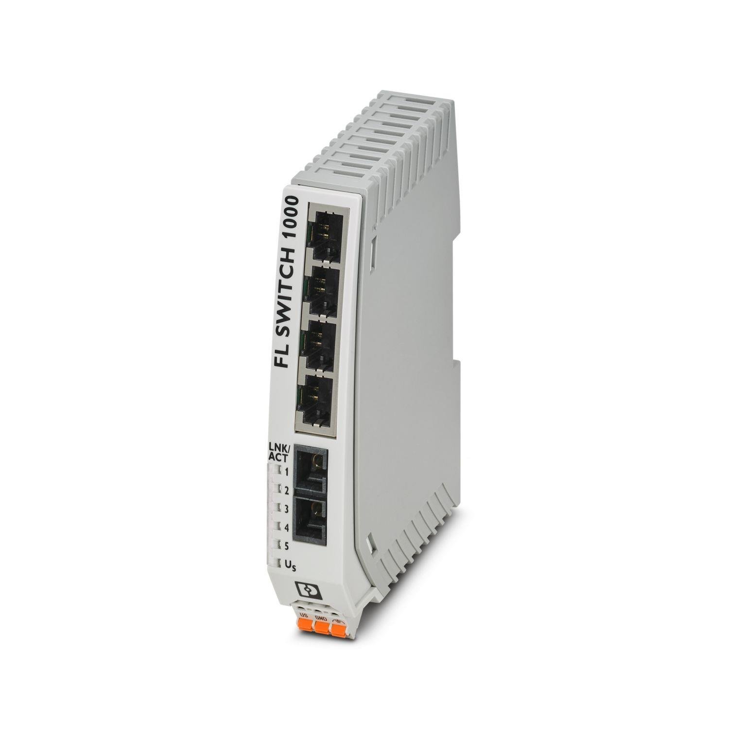 Phoenix Contact-1085214 FL SWITCH 1004N-FX SM - Industrial Ethernet Switch