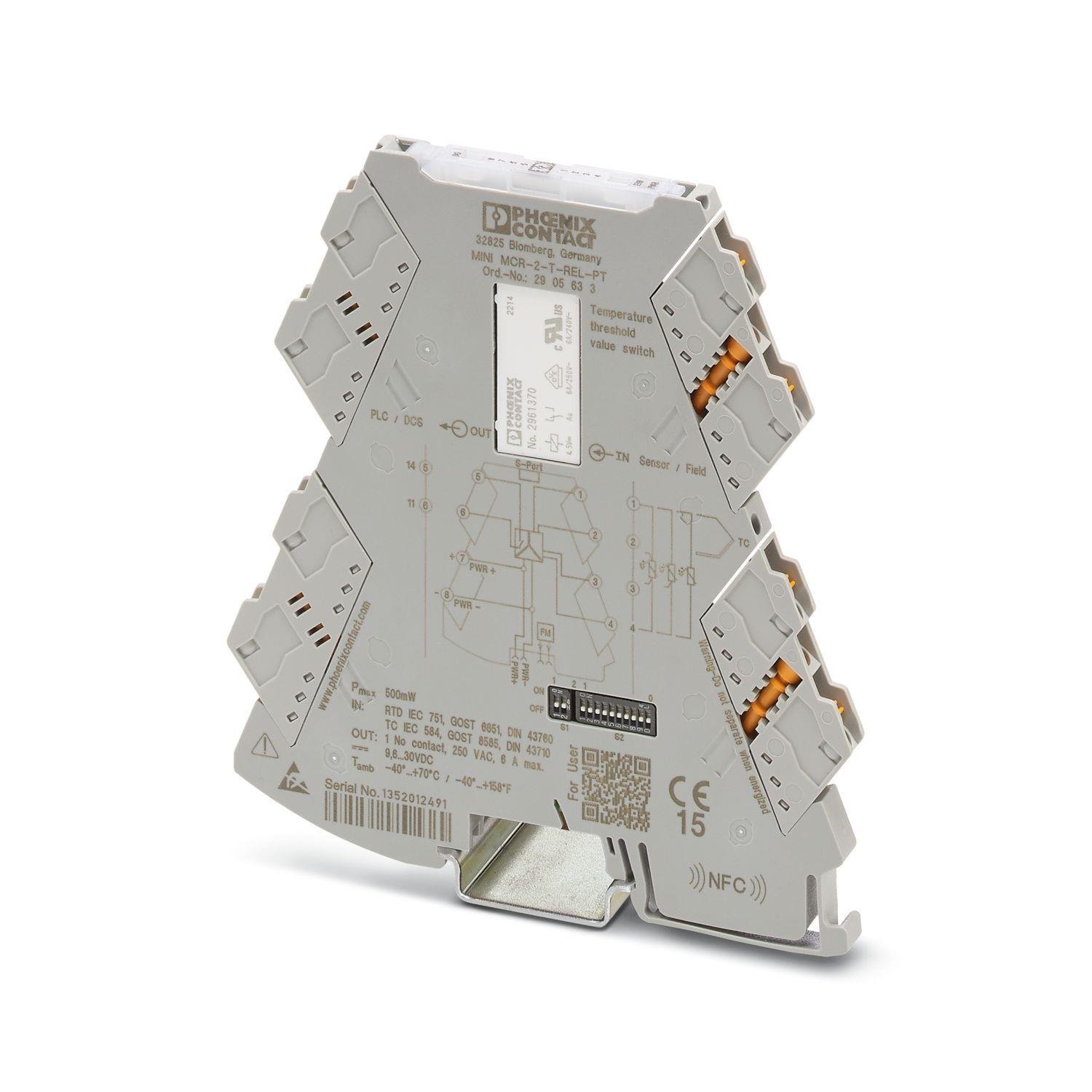 Phoenix Contact 2905633 MINI MCR-2-T-REL-PT - Limit değer anahtarları