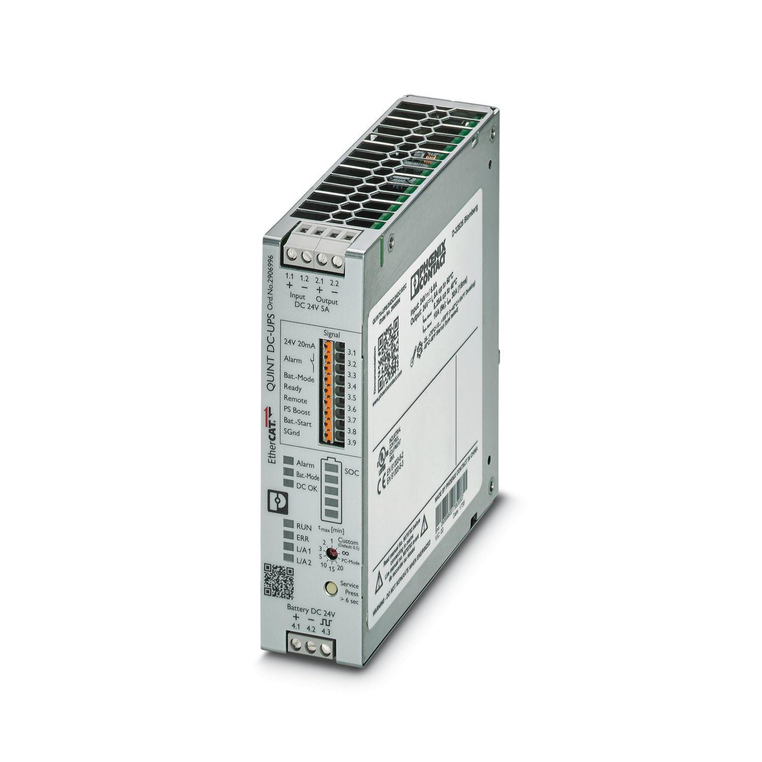 Phoenix Contact –2906996 QUINT4-UPS/24DC/24DC/5/EC - Kesintisiz güç kaynağı