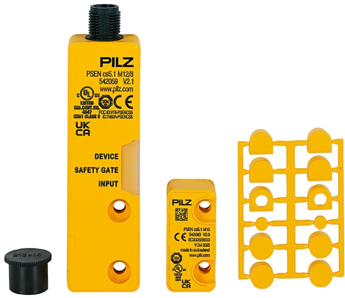 Pilz 542009 PSEN cs5.1 M12/8 / PSEN cs5.1 M12 1 Unit RFID Kodlu Emniyet Şalteri IP67